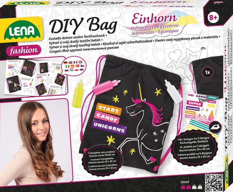 Produktbild: DIY Rucksack Einhorn, Faltschachtel
