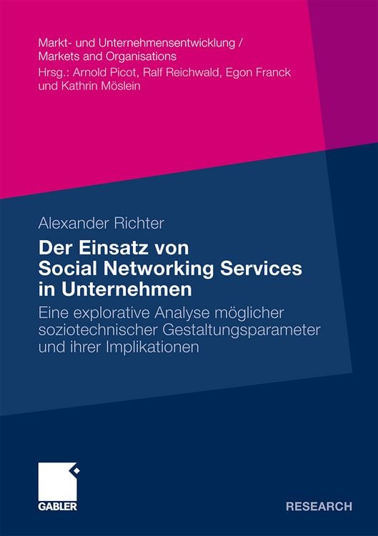 Produktbild: Der Einsatz von Social Networking Services in Unternehmen