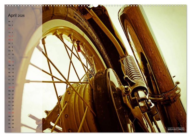 Produktbild: Simson S51 (Wandkalender 2026 DIN A2 quer), CALVENDO Monatskalender