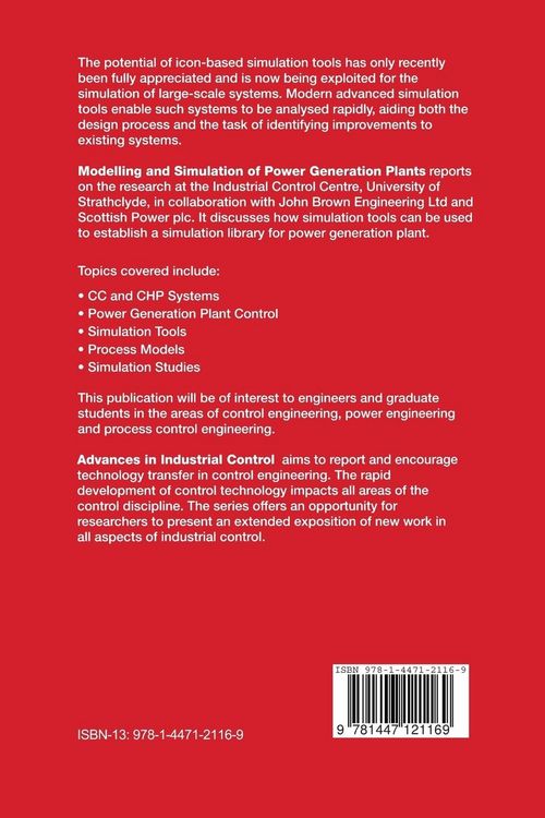 Produktbild: Modelling and Simulation of Power Generation Plants