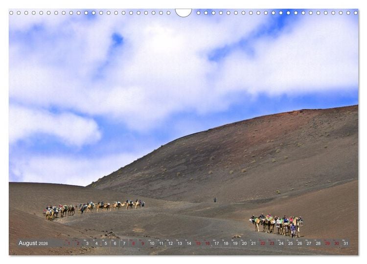 Produktbild: Lanzarote Aus Vulkanen geboren (Wandkalender 2026 DIN A3 quer), CALVENDO Monatskalender