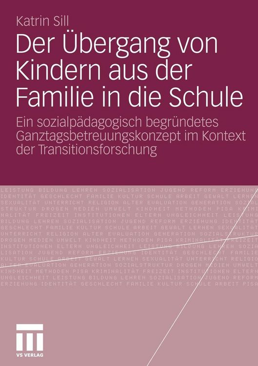 Produktbild: Der &Uuml;bergang von Kindern aus der Familie in die Schule