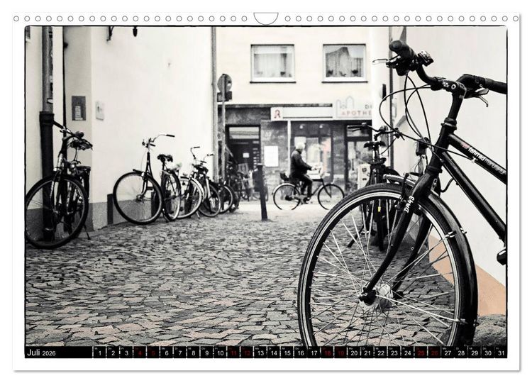 Produktbild: Osnabr&uuml;ck f&auml;hrt Fahrrad (Wandkalender 2026 DIN A3 quer), CALVENDO Monatskalender