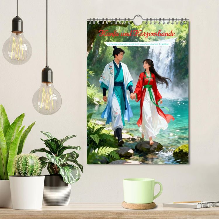 Produktbild: Hanfu und Herzensbande (Wandkalender 2027 DIN A4 hoch), CALVENDO Monatskalender