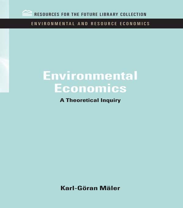 Produktbild: Environmental Economics