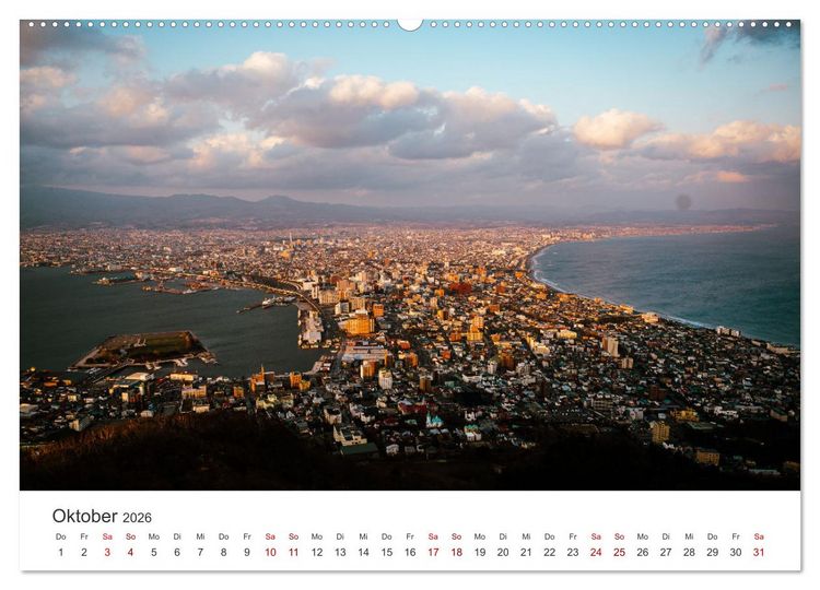 Produktbild: Japan - Zwischen Tempeln und Neonlicht (hochwertiger Premium Wandkalender 2026 DIN A2 quer), Kunstdruck in Hochglanz