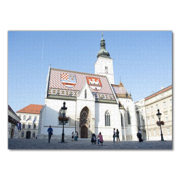 Produktbild: Lais Puzzle Dom Zagreb 1000 Teile