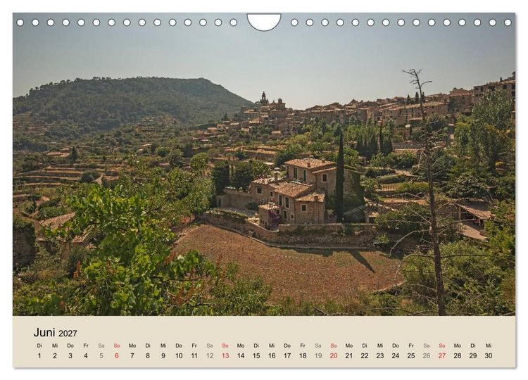 Produktbild: Mallorca - Traumhafte Balearen Insel (Wandkalender 2027 DIN A4 quer), CALVENDO Monatskalender