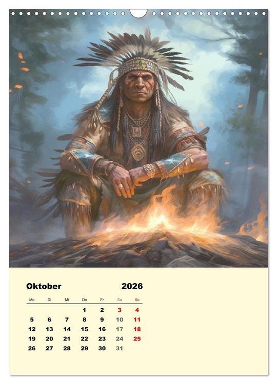 Produktbild: Indian Fantasy (Wandkalender 2026 DIN A3 hoch), CALVENDO Monatskalender