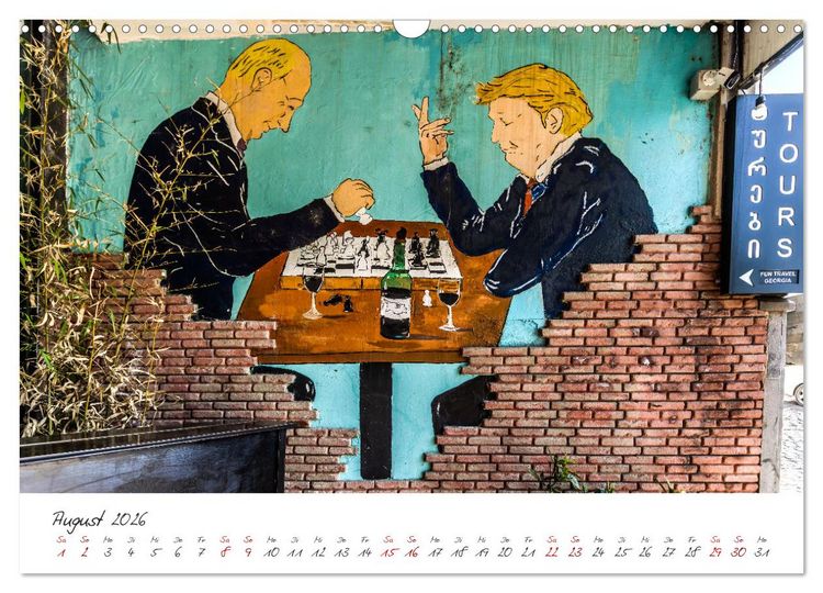 Produktbild: W&auml;nde sprechen B&auml;nde (Wandkalender 2026 DIN A3 quer), CALVENDO Monatskalender