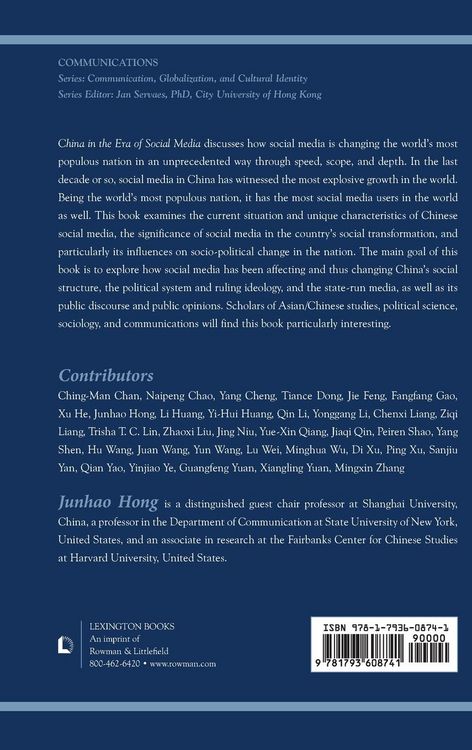 Produktbild: China in the Era of Social Media