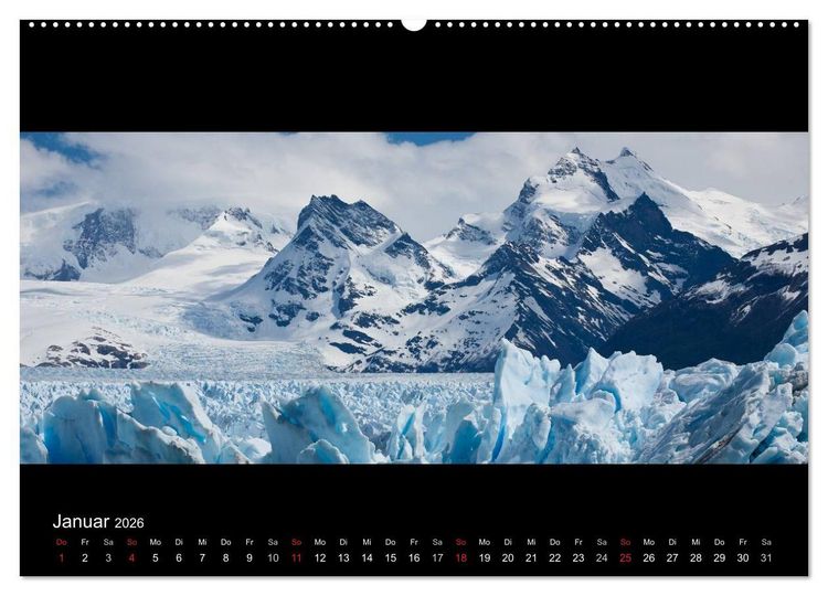 Produktbild: Patagonien - Ungez&auml;hmtes Land (hochwertiger Premium Wandkalender 2026 DIN A2 quer), Kunstdruck in Hochglanz