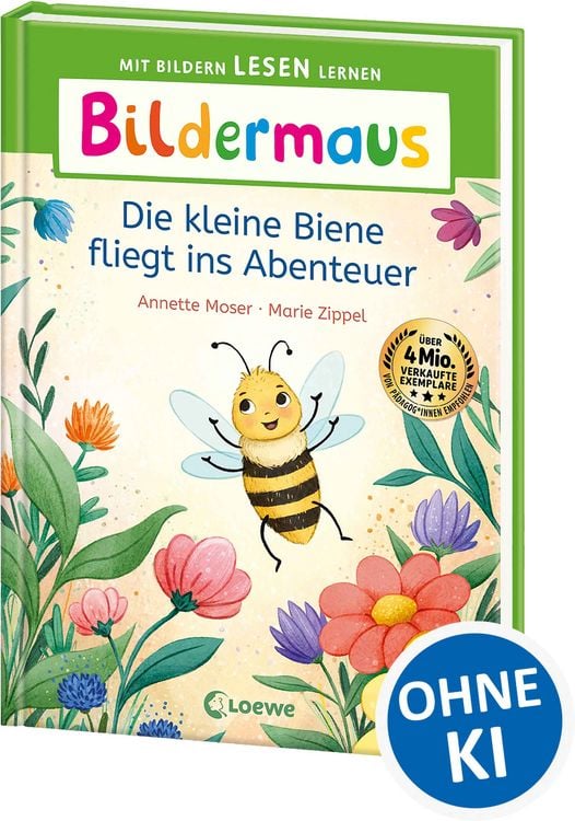 Produktbild: Bildermaus - Die kleine Biene fliegt ins Abenteuer