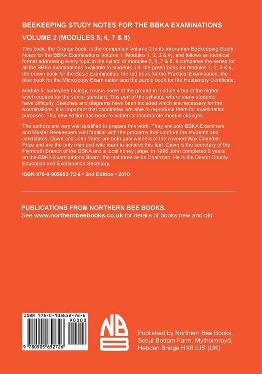 Produktbild: Beekeeping Study Notes For The Bbka Examinations