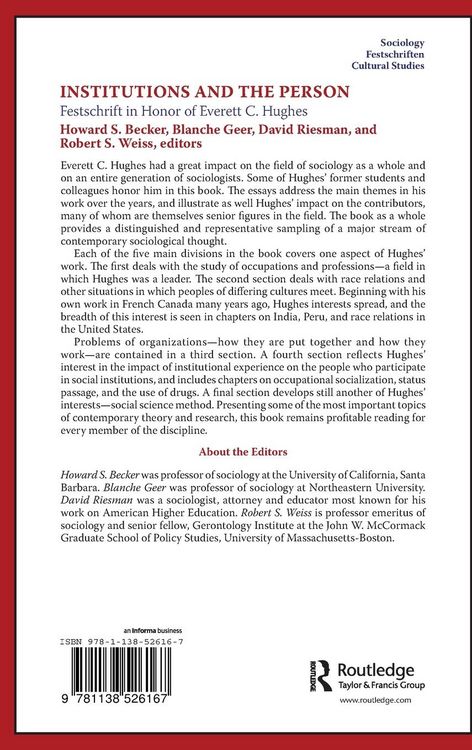 Produktbild: Institutions and the Person