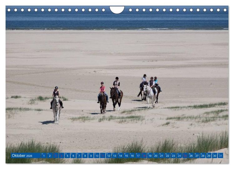 Produktbild: Blick auf Borkum (Wandkalender 2026 DIN A4 quer), CALVENDO Monatskalender