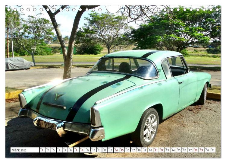 Produktbild: Starliner - Ein Star von Studebaker (Wandkalender 2026 DIN A4 quer), CALVENDO Monatskalender