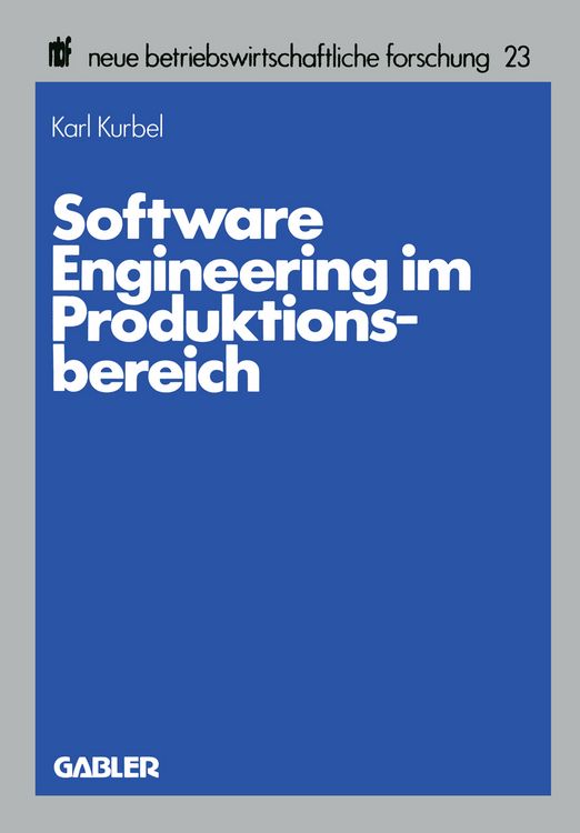 Produktbild: Software Engineering im Produktionsbereich