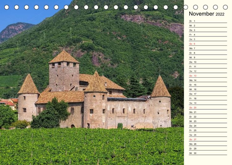 Produktbild: Eisacktal - Wipptal - Vom Brenner bis nach Bozen (Tischkalender 2022 DIN A5 quer)