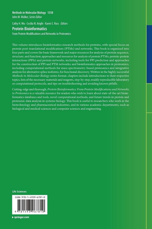 Produktbild: Protein Bioinformatics