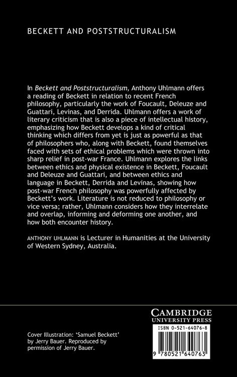 Produktbild: Beckett and Poststructuralism