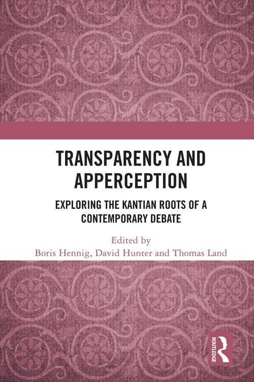 Produktbild: Transparency and Apperception