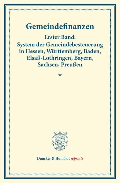 Produktbild: Gemeindefinanzen.