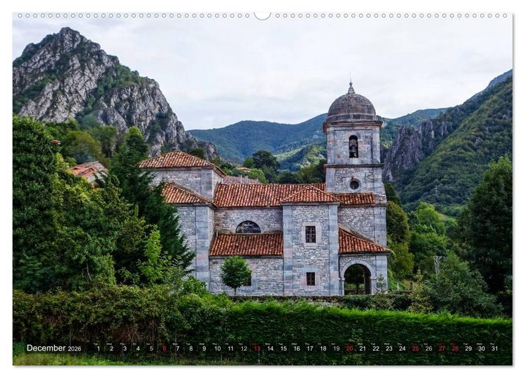 Produktbild: Picos de Europa - In and around the national park (High Quality Premium Wall Calendar 2026 DIN A2 landscape),CALVENDO 12 Month Wall Calendar