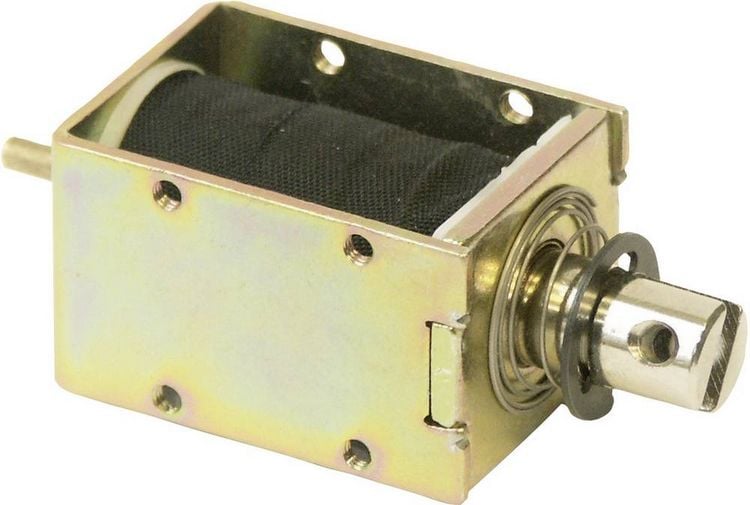 Produktbild: RED MAGNETICS ITS-LS2924B-D-24VDC Hubmagnet dr&uuml;ckend 0.2 N/mm 10.22 N/mm 24 V/DC 4.5W