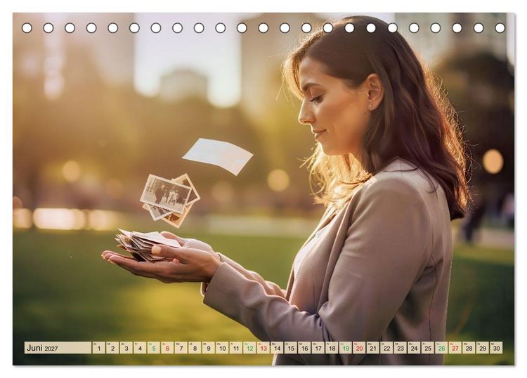 Produktbild: Die Vergangenheit loslassen (Tischkalender 2027 DIN A5 quer), CALVENDO Monatskalender