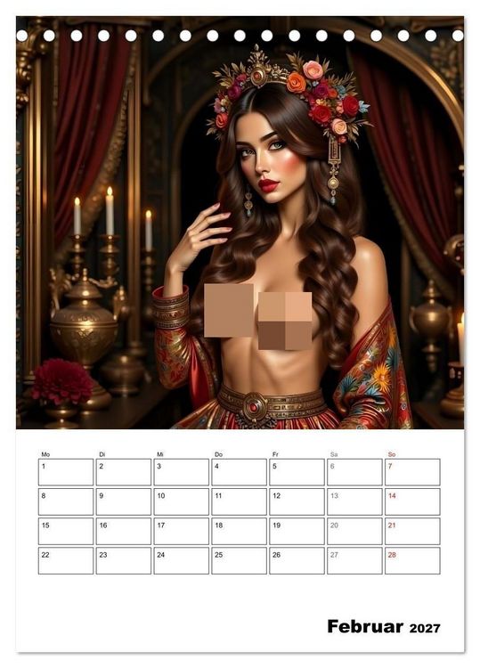 Produktbild: T&ouml;chter der alten G&ouml;tter (Tischkalender 2027 DIN A5 hoch), CALVENDO Monatskalender