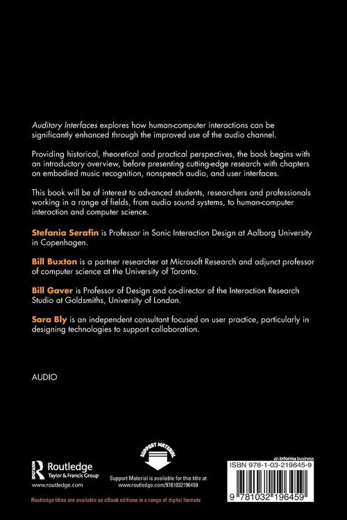 Produktbild: Auditory Interfaces
