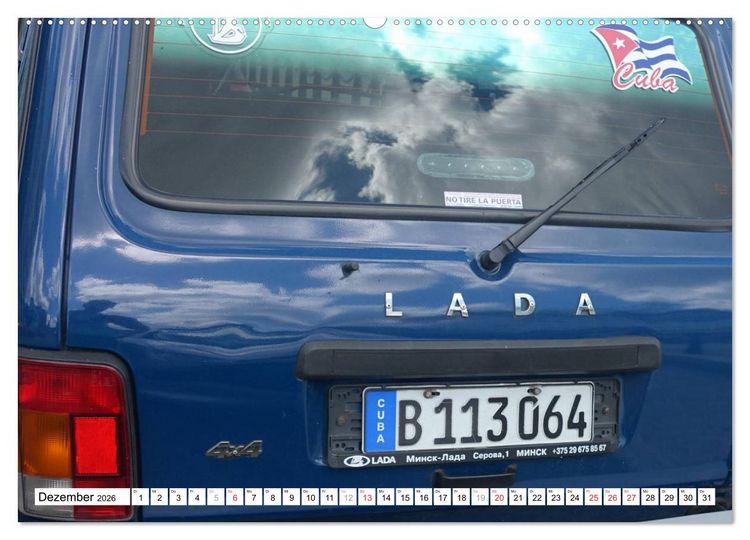 Produktbild: LADA NIVA - Russlands Dauer-L&auml;ufer (Wandkalender 2026 DIN A2 quer), CALVENDO Monatskalender