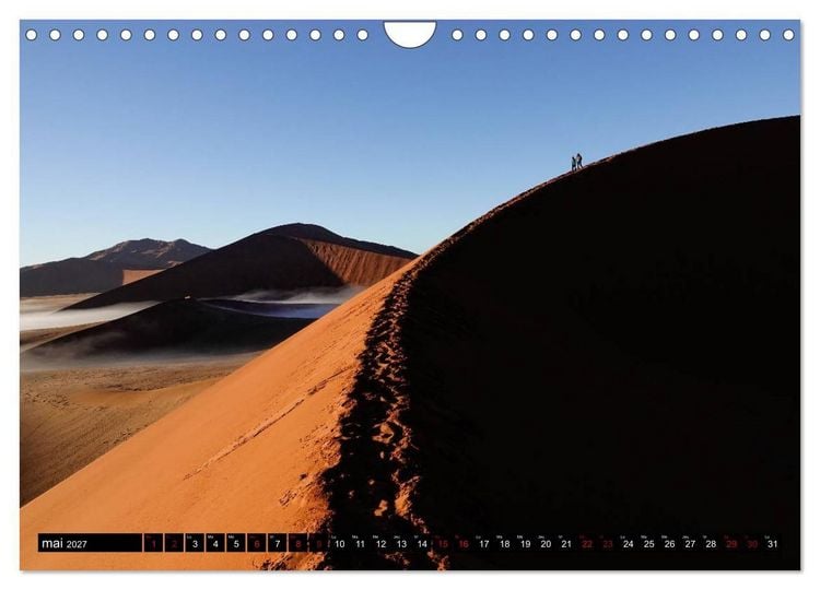 Produktbild: Namibie Rouge et Or (Calendrier mural 2027 DIN A4 vertical), CALVENDO calendrier mensuel