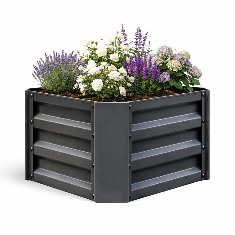 Produktbild: Metall Pflanzbeet Hochbeet Gartenbeet 50x40 Galdo M