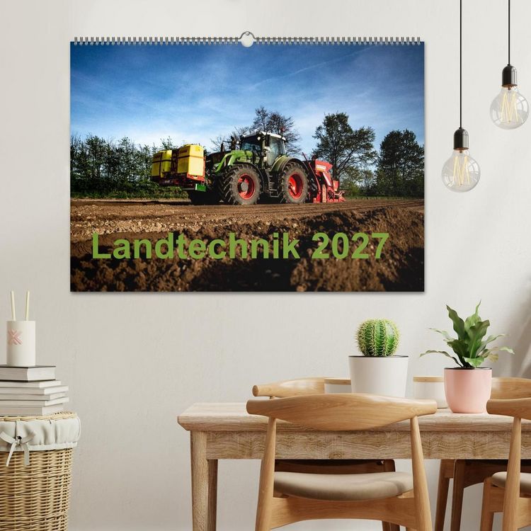 Produktbild: Landtechnik 2027 (Wandkalender 2027 DIN A2 quer), CALVENDO Monatskalender