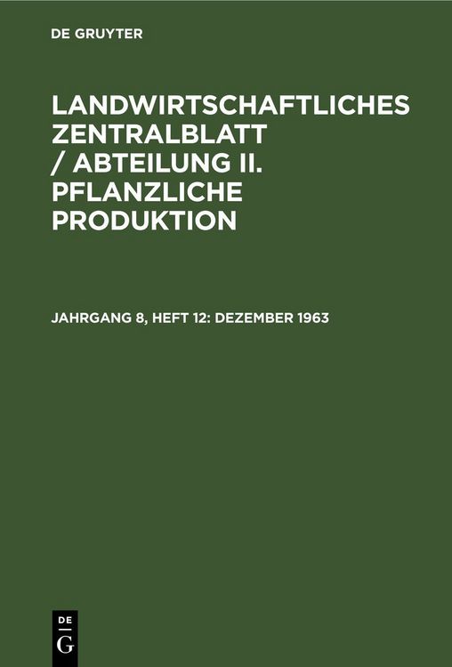 Produktbild: Dezember 1963