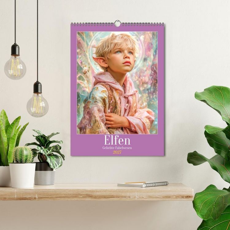 Produktbild: Elfen - Geliebte Fabelwesen (Wandkalender 2027 DIN A3 hoch), CALVENDO Monatskalender