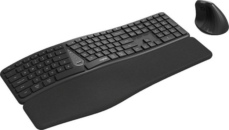 Produktbild: RAPOO 8810ME.DE.DarkGrey Wireless Multi-Mode Combo set