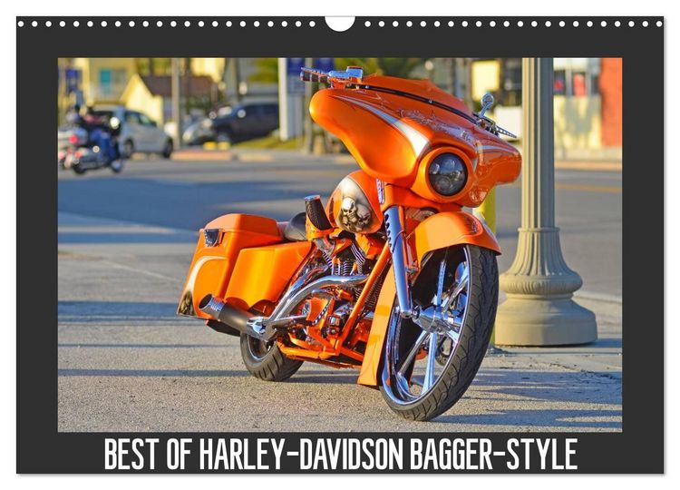 Produktbild: BEST OF HARLEY-DAVIDSON BAGGER-STYLE (Wandkalender 2025 DIN A3 quer), CALVENDO Monatskalender