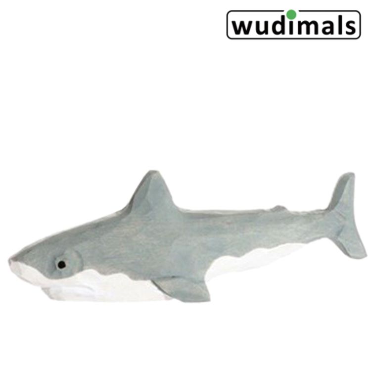 Produktbild: Wudimals A040805 - Hai, Shark, handgeschnitzt aus Holz