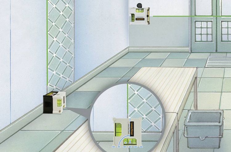 Produktbild: Laserliner LaserCube green Linienlaser Reichweite (max.): 10m