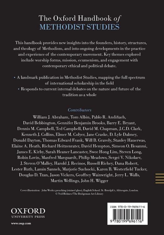 Produktbild: The Oxford Handbook of Methodist Studies