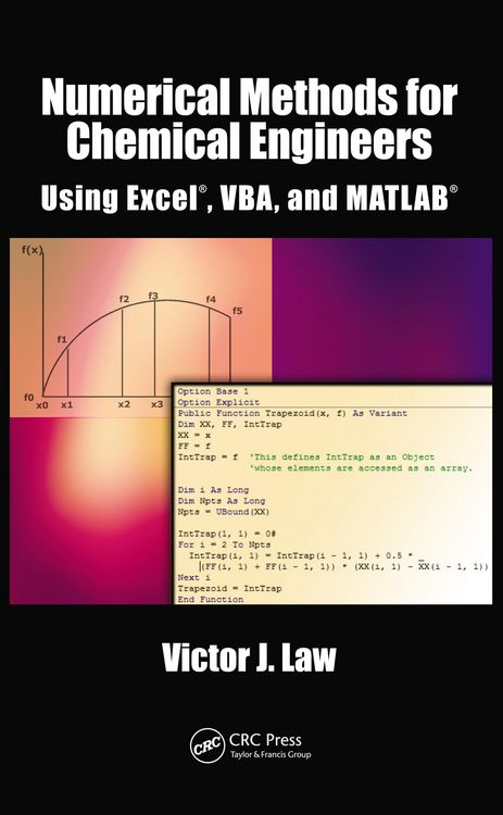 Produktbild: Numerical Methods for Chemical Engineers Using Excel, VBA, and MATLAB
