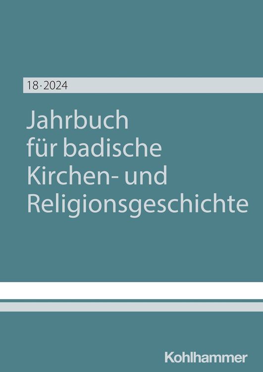 Produktbild: Jahrbuch f&uuml;r badische Kirchen- und Religionsgeschichte