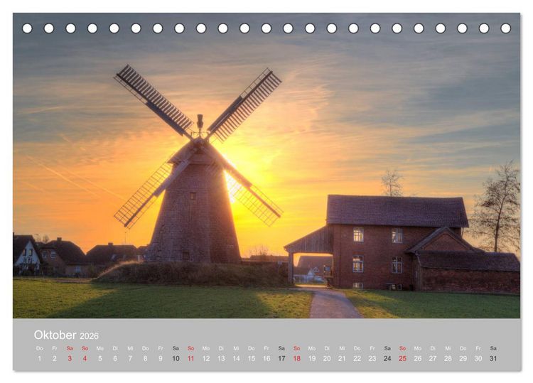 Produktbild: Unbekanntes Ostwestfalen (Tischkalender 2026 DIN A5 quer), CALVENDO Monatskalender