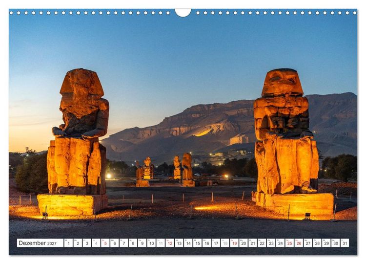 Produktbild: &Auml;gypten - Karnak, die thebanische Nekropole und Luxor (Wandkalender 2027 DIN A3 quer), CALVENDO Monatskalender