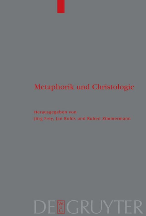 Produktbild: Metaphorik und Christologie