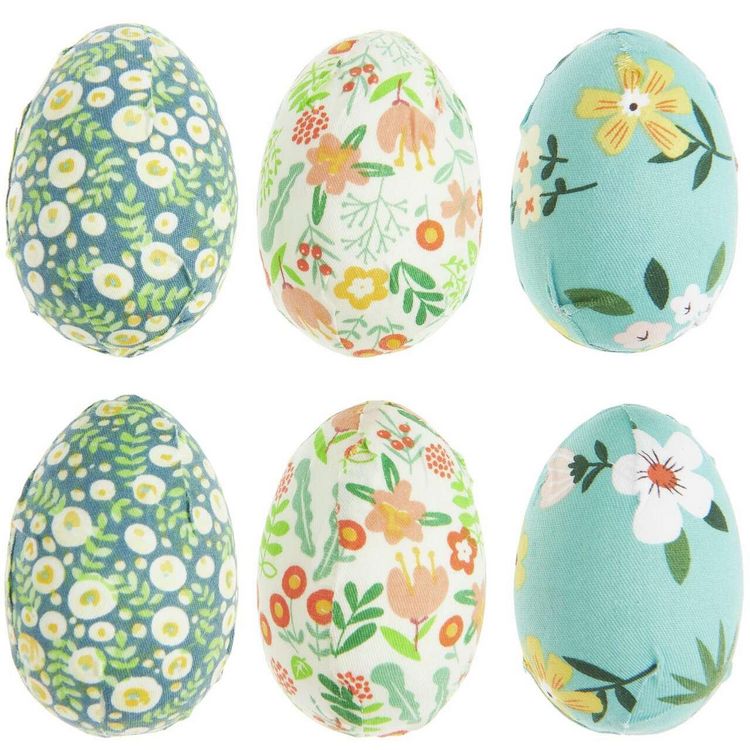 Produktbild: Eier Blumendesign, 6 St&uuml;ck, 7cm