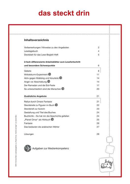 Produktbild: Lekt&uuml;rebegleiter &ndash; kompakt und differenziert: Planet Omar &ndash; Nichts als &Auml;rger